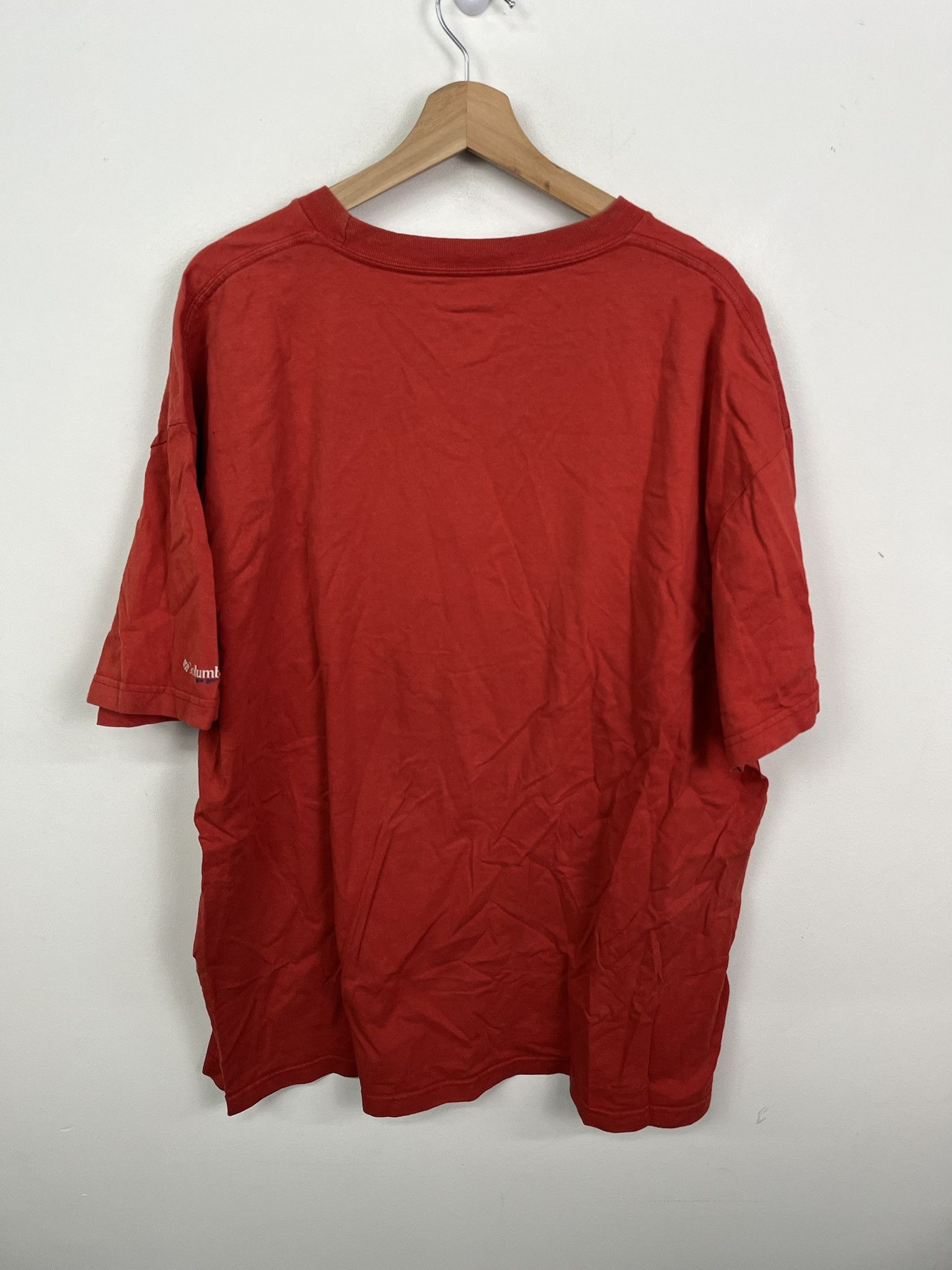 Columbia Vintage Columbia Work to Live Live to Fish Fishing Tee Shirt Size XL Size US XL / EU 56 / 4 - 4 Thumbnail
