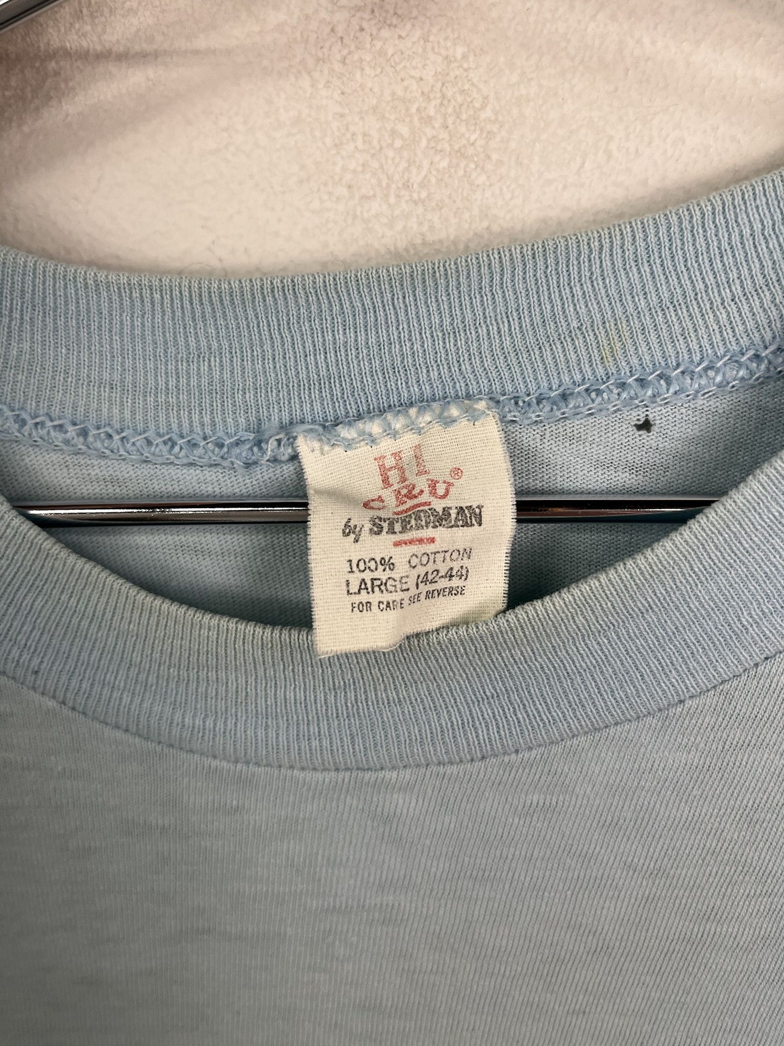 Vintage Vintage 80s Tshirt 90s Frisbee Association Single Stitch Mullet Pocket Tee Size L Size US L / EU 52-54 / 3 - 3 Thumbnail