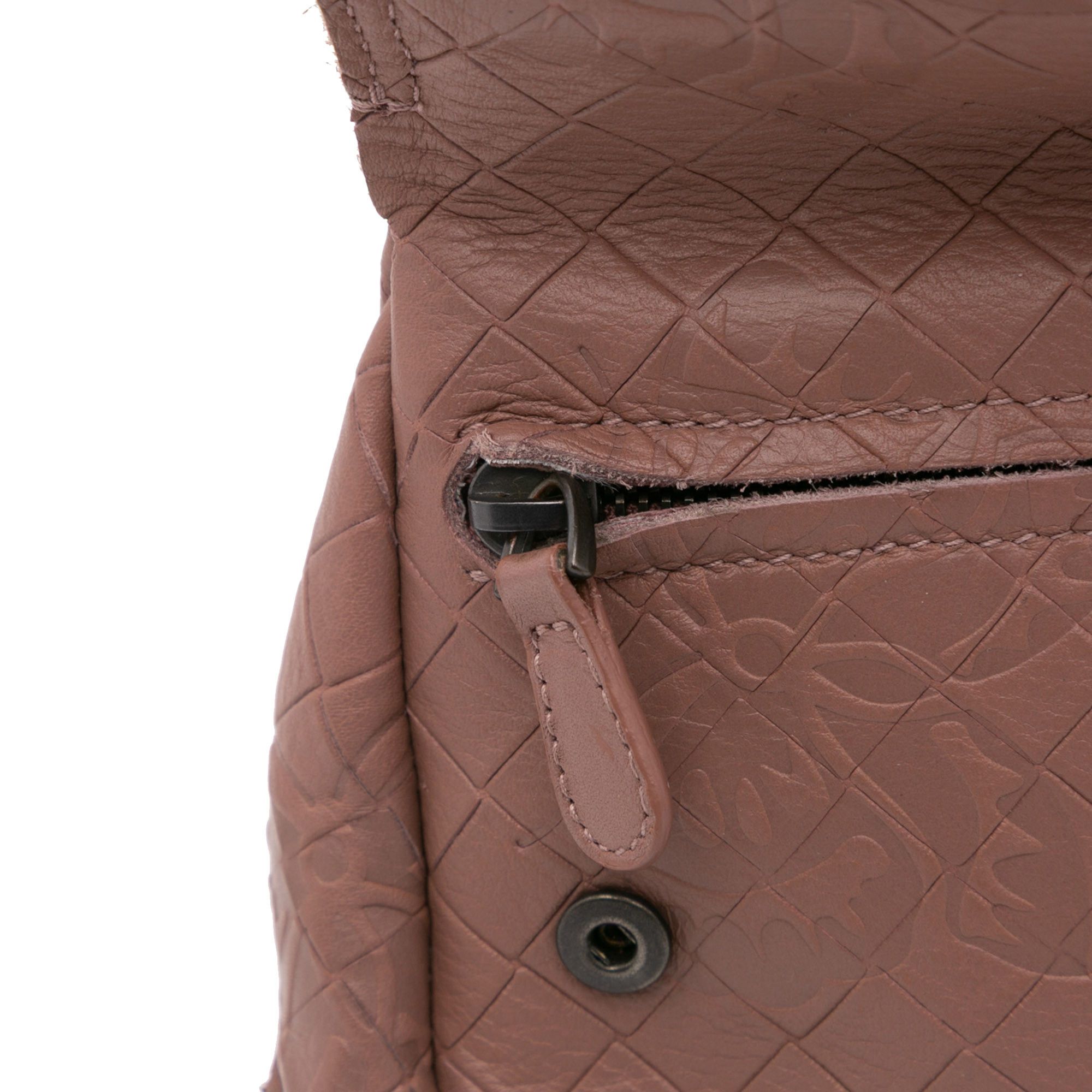 Bottega Veneta Bottega Veneta Small Calfskin Intrecciomirage Embossed Butterfly Chain Crossbody Size ONE SIZE - 8 Thumbnail