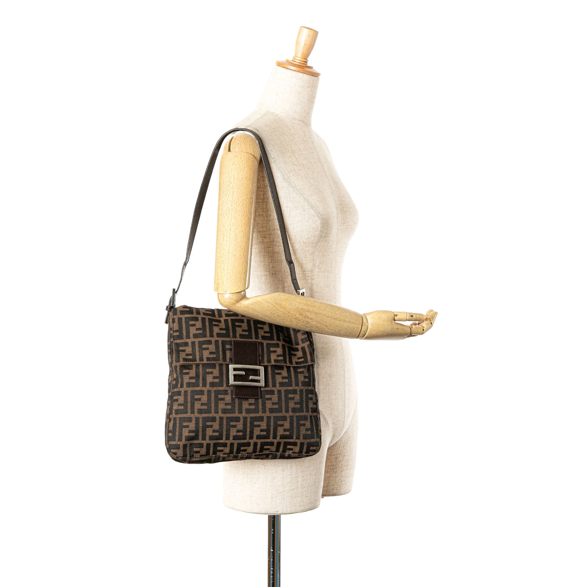 Fendi Fendi Zucca Canvas Shoulder Bag Size ONE SIZE - 12 Thumbnail