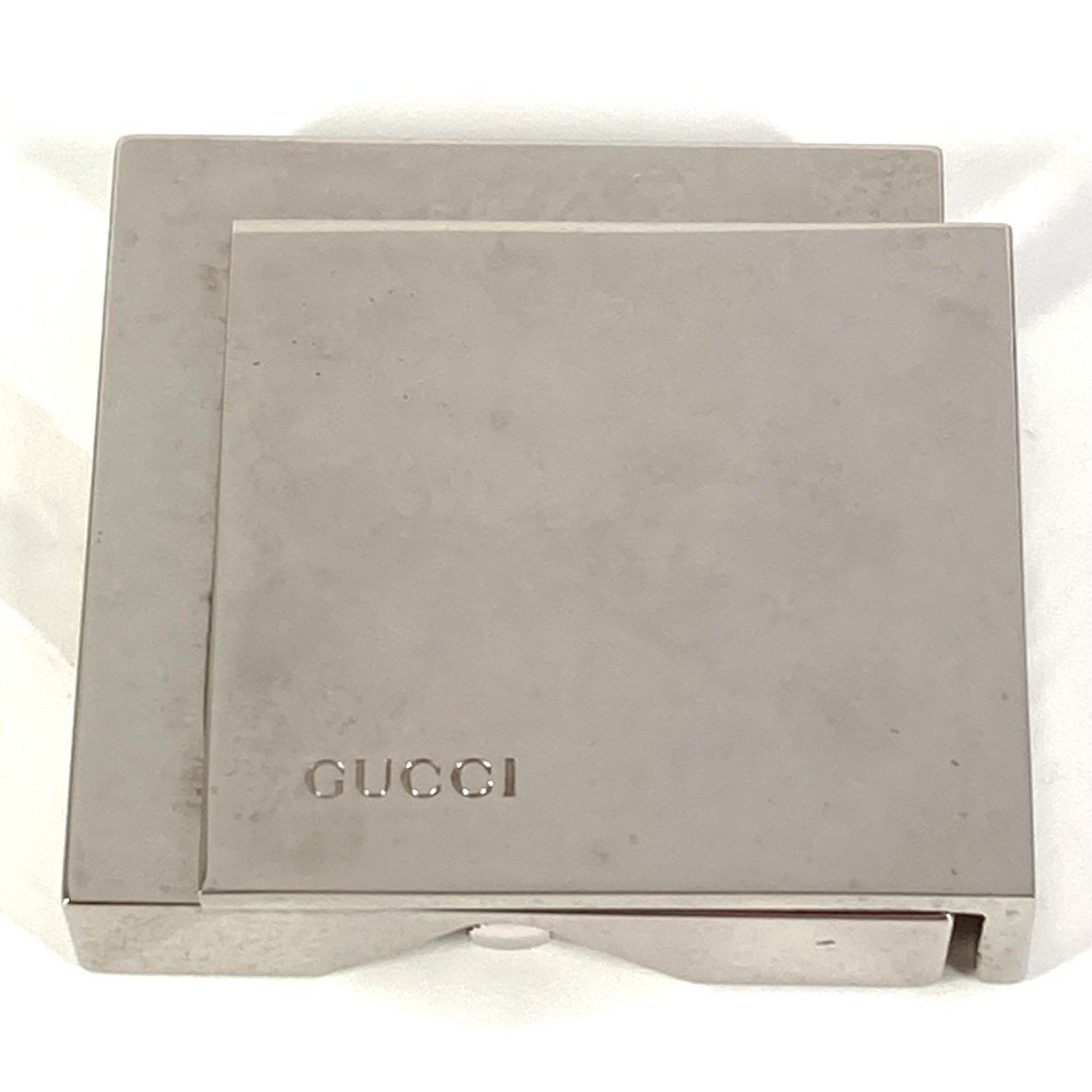 Gucci GUCCI REF0840 Logo Travel Watch Interior Table Clock SS Men's Women's Silver Size ONE SIZE - 2 Thumbnail
