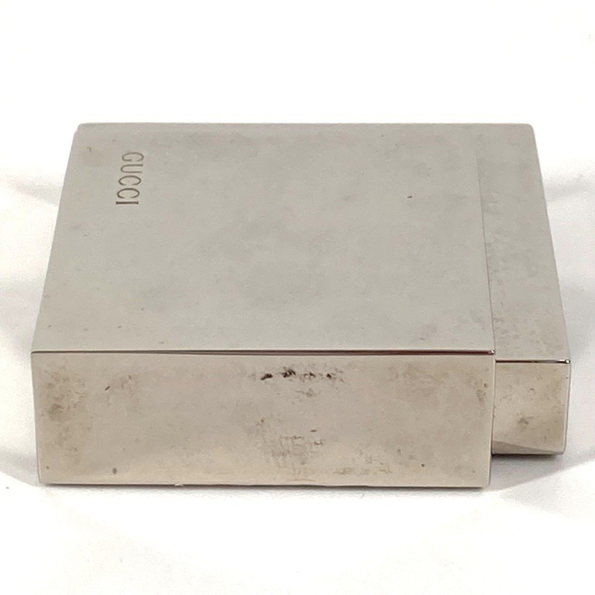 Gucci GUCCI REF0840 Logo Travel Watch Interior Table Clock SS Men's Women's Silver Size ONE SIZE - 6 Thumbnail