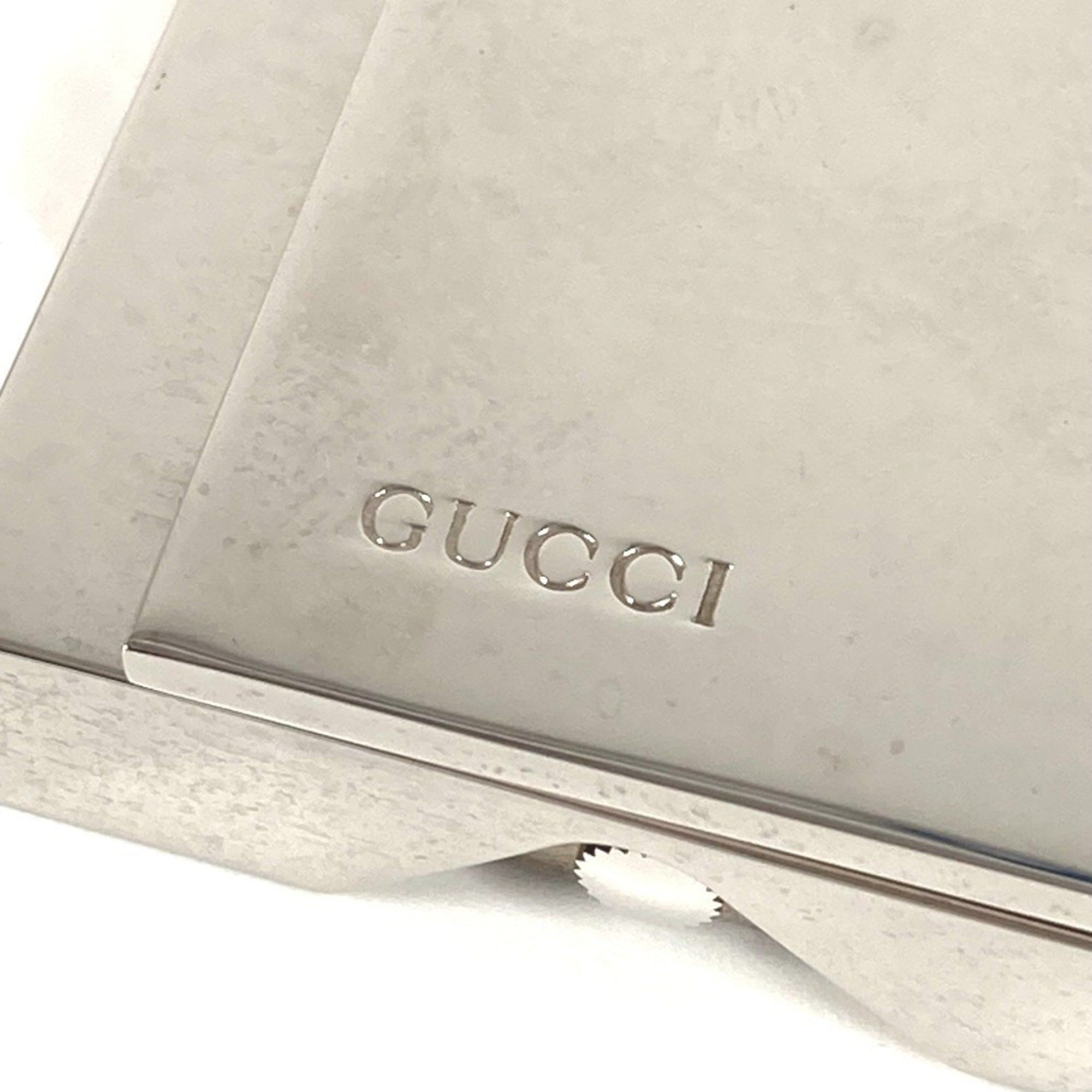 Gucci GUCCI REF0840 Logo Travel Watch Interior Table Clock SS Men's Women's Silver Size ONE SIZE - 15 Thumbnail