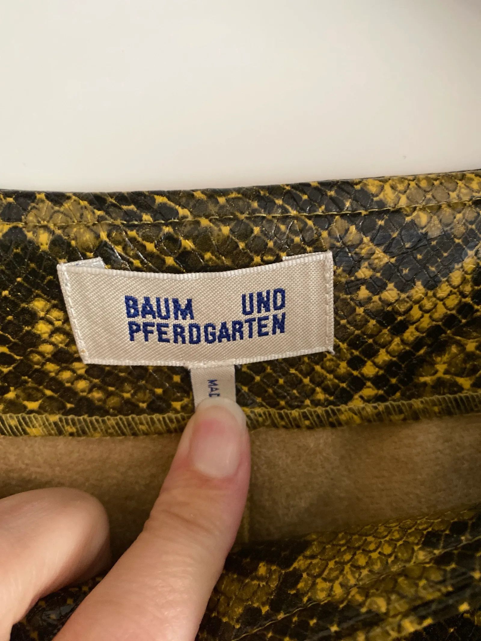 Baum und Pferdgarten Baum und Pferdgarten Norma yellow snake Pants Size 28" / US 6 / IT 42 - 3 Thumbnail