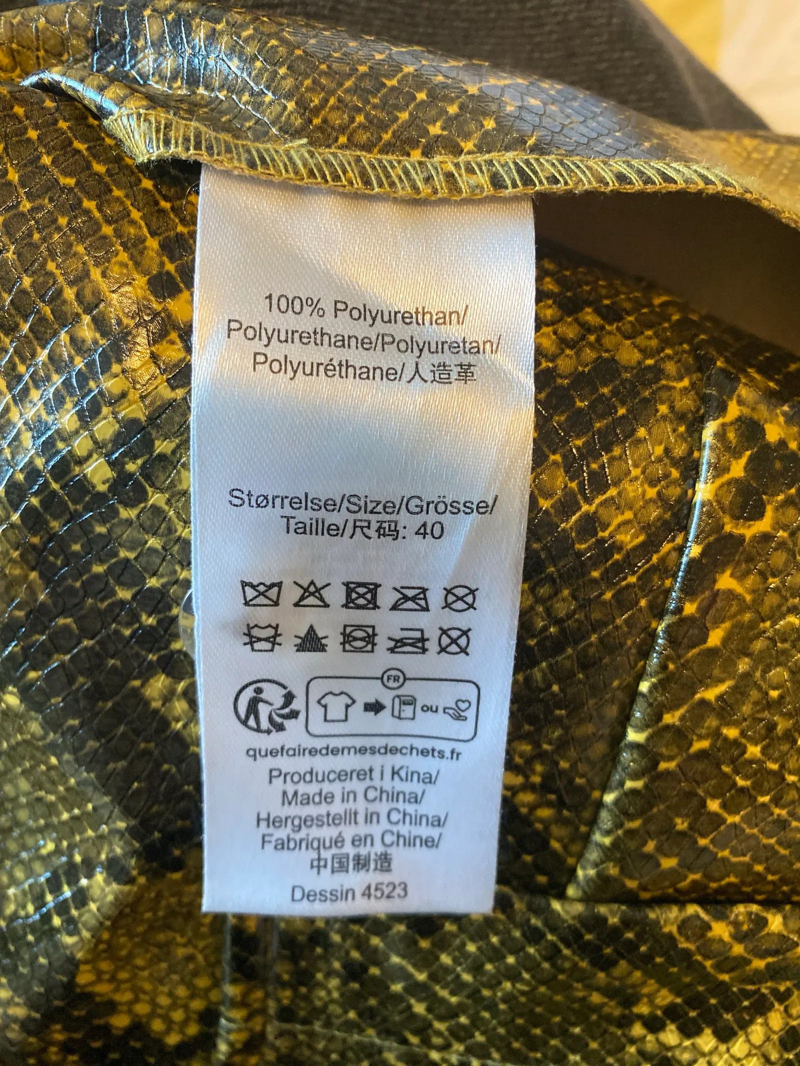 Baum und Pferdgarten Baum und Pferdgarten Norma yellow snake Pants Size 28" / US 6 / IT 42 - 4 Thumbnail
