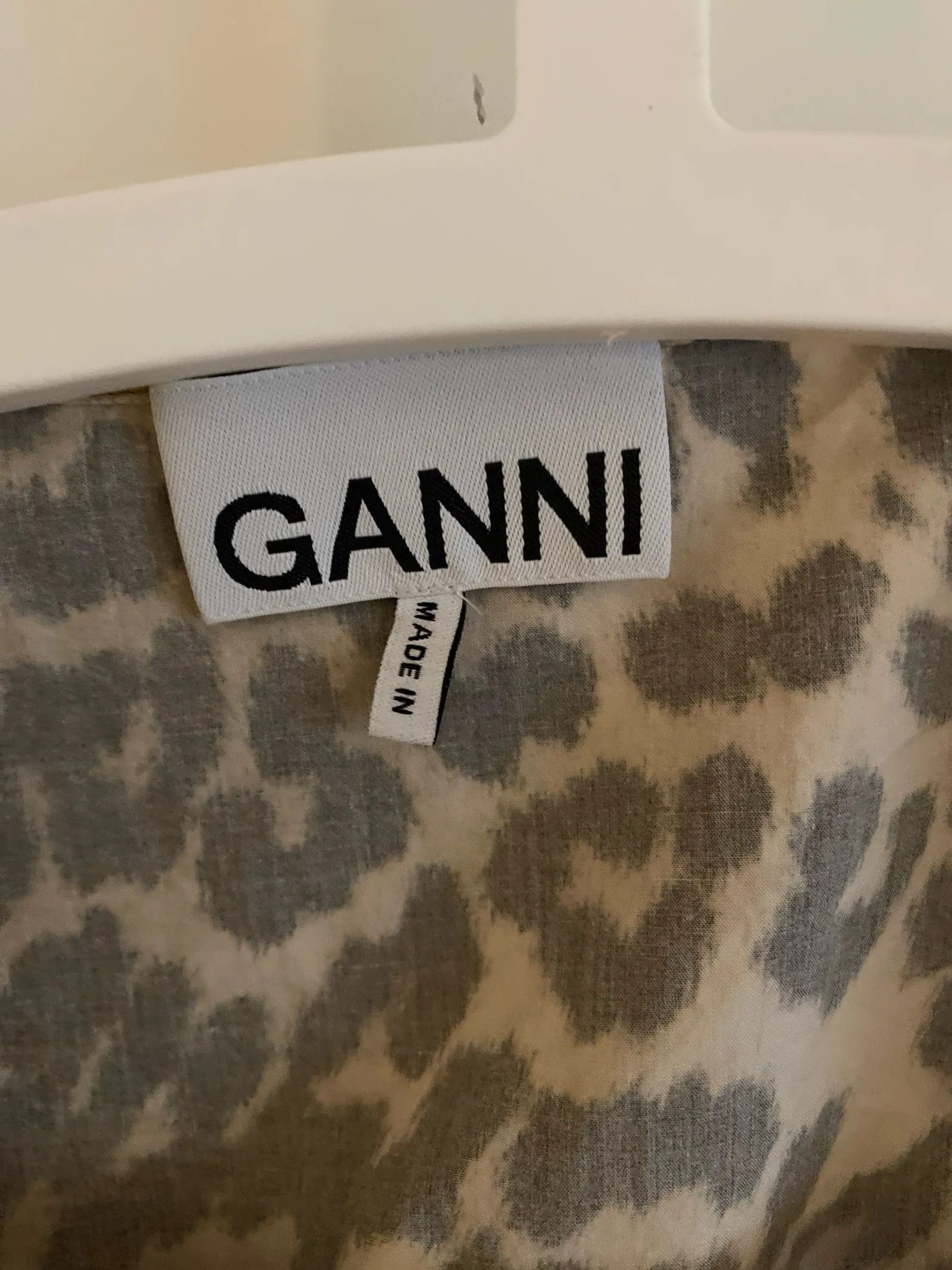 Ganni Ganni Big leopard almond milk Top Size M / US 6-8 / IT 42-44 - 3 Thumbnail
