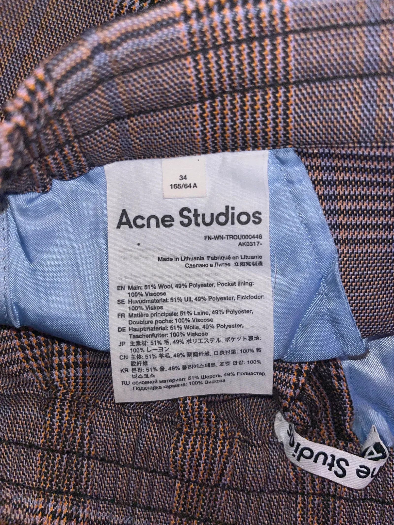 Acne Studios Acne Studios Pants Size 25" / US 0 / IT 36 - 3 Thumbnail