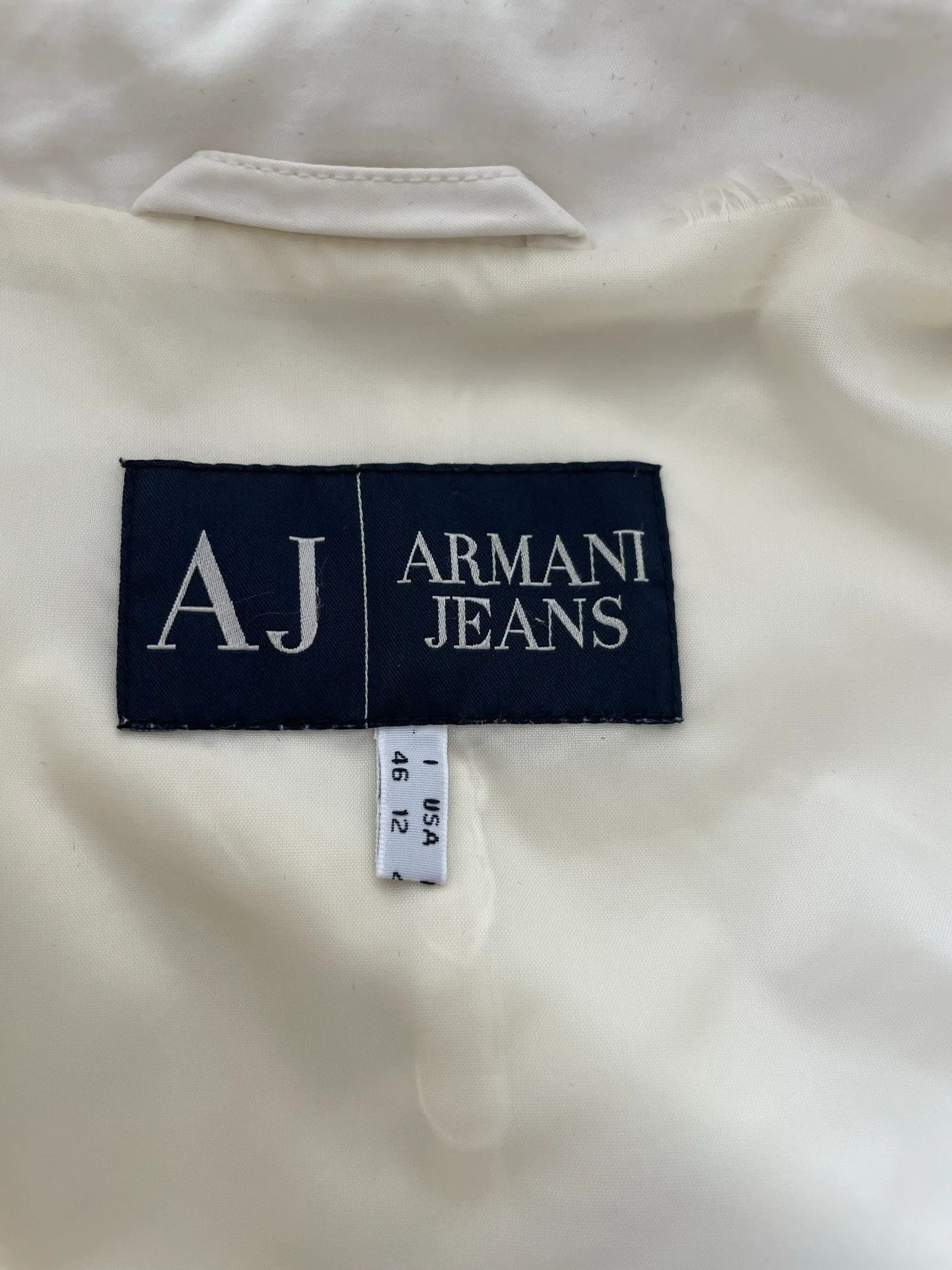 Armani Armani Armani Jeans Trenchcoat Trenchcoat Size M / US 6-8 / IT 42-44 - 2 Thumbnail