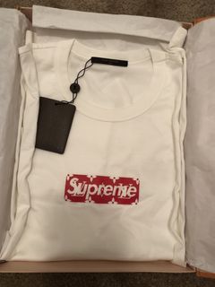 2017 Supreme x Louis Vuitton Box Logo Tee