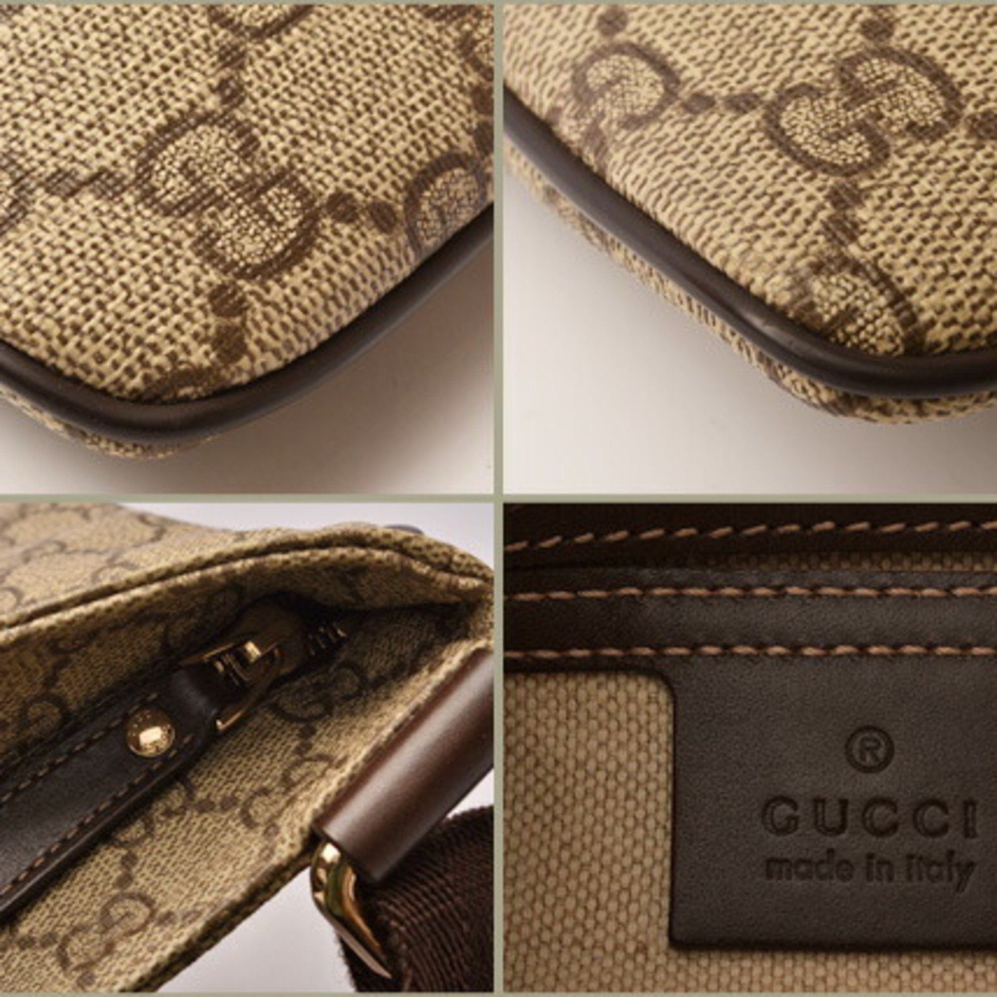 Gucci GUCCI Bag GG Plus Brown/Beige Brown 201538 Size ONE SIZE - 9 Thumbnail