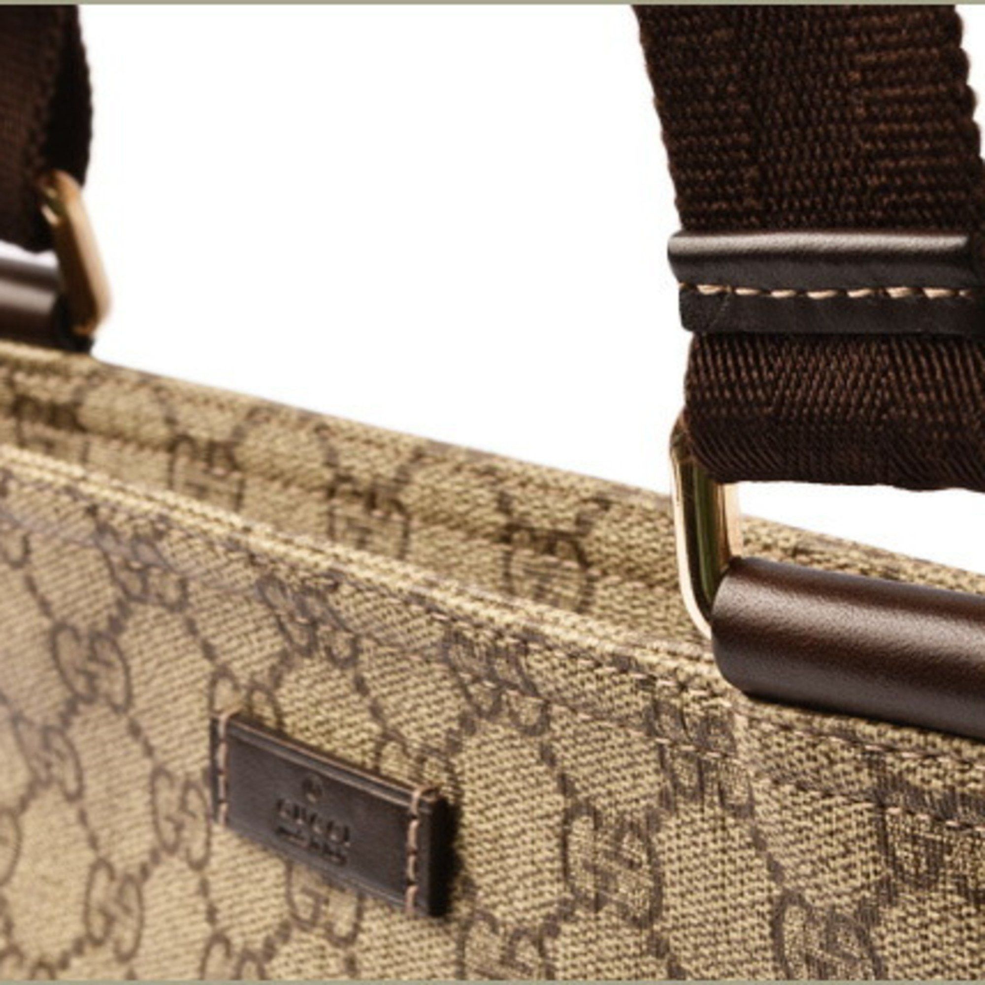 Gucci GUCCI Bag GG Plus Brown/Beige Brown 201538 Size ONE SIZE - 6 Thumbnail