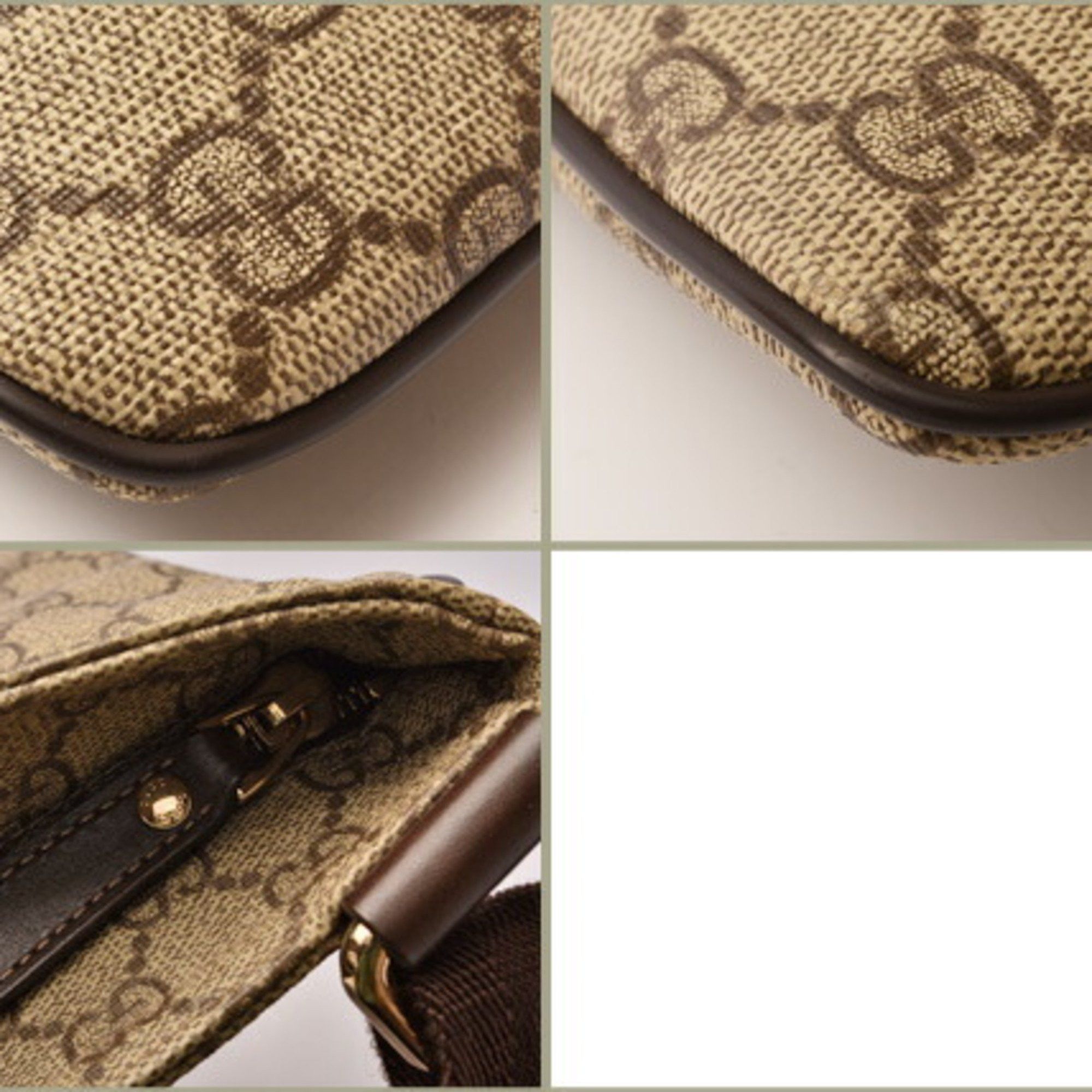 Gucci GUCCI Bag GG Plus Brown/Beige Brown 201538 Size ONE SIZE - 8 Thumbnail