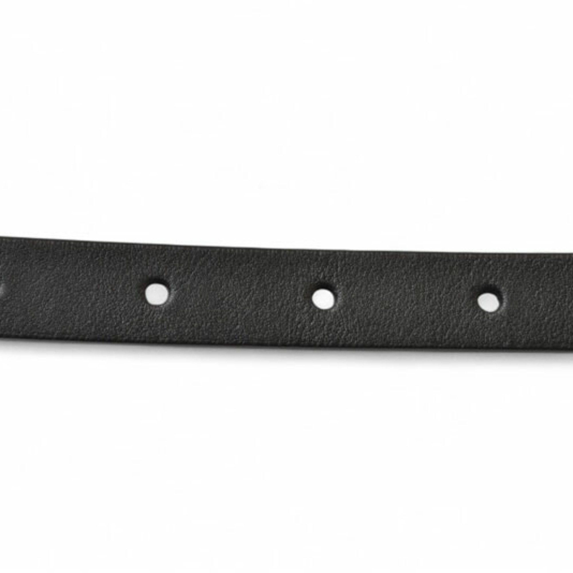Givenchy Givenchy Belt GIVENCHY Studded Double Leather Black Unisex Men Women Genuine Size ONE SIZE - 7 Thumbnail