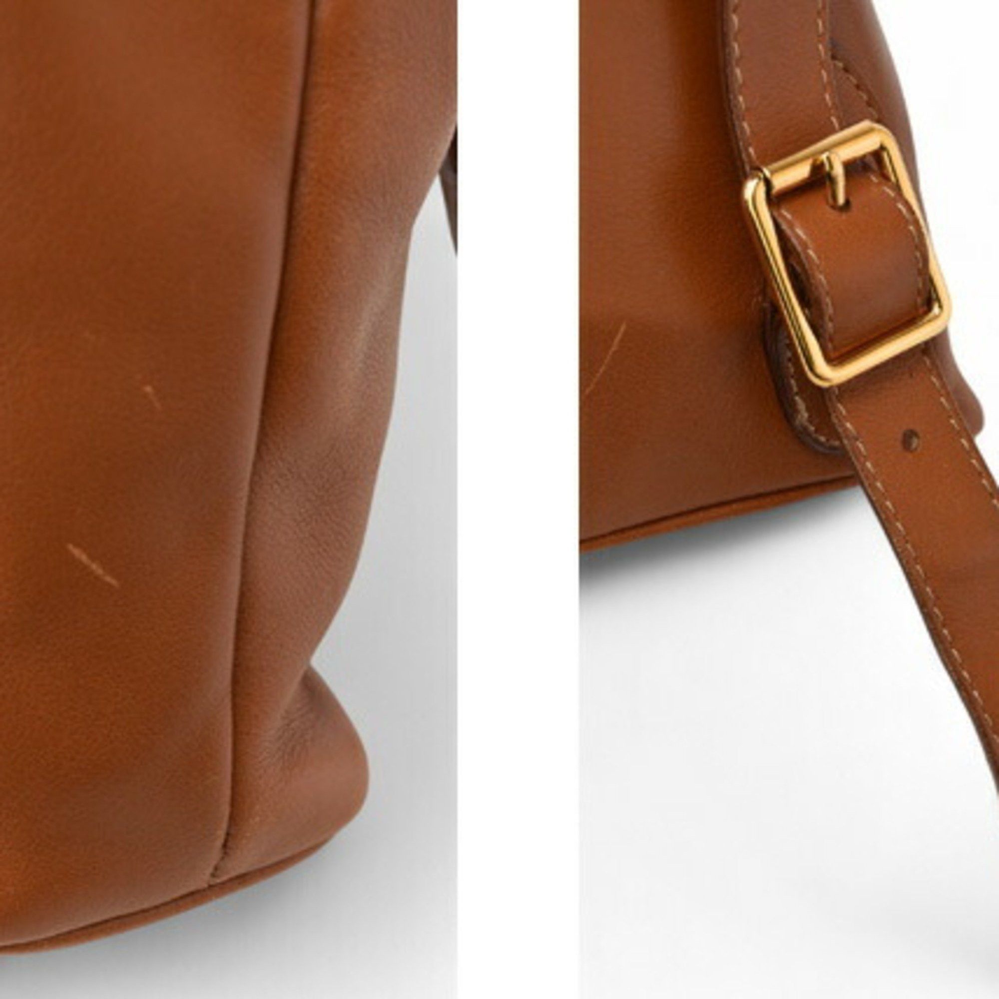 Gucci Gucci Mini Backpack Bamboo/Backpack GUCCI Bag Leather Brown Size ONE SIZE - 5 Thumbnail