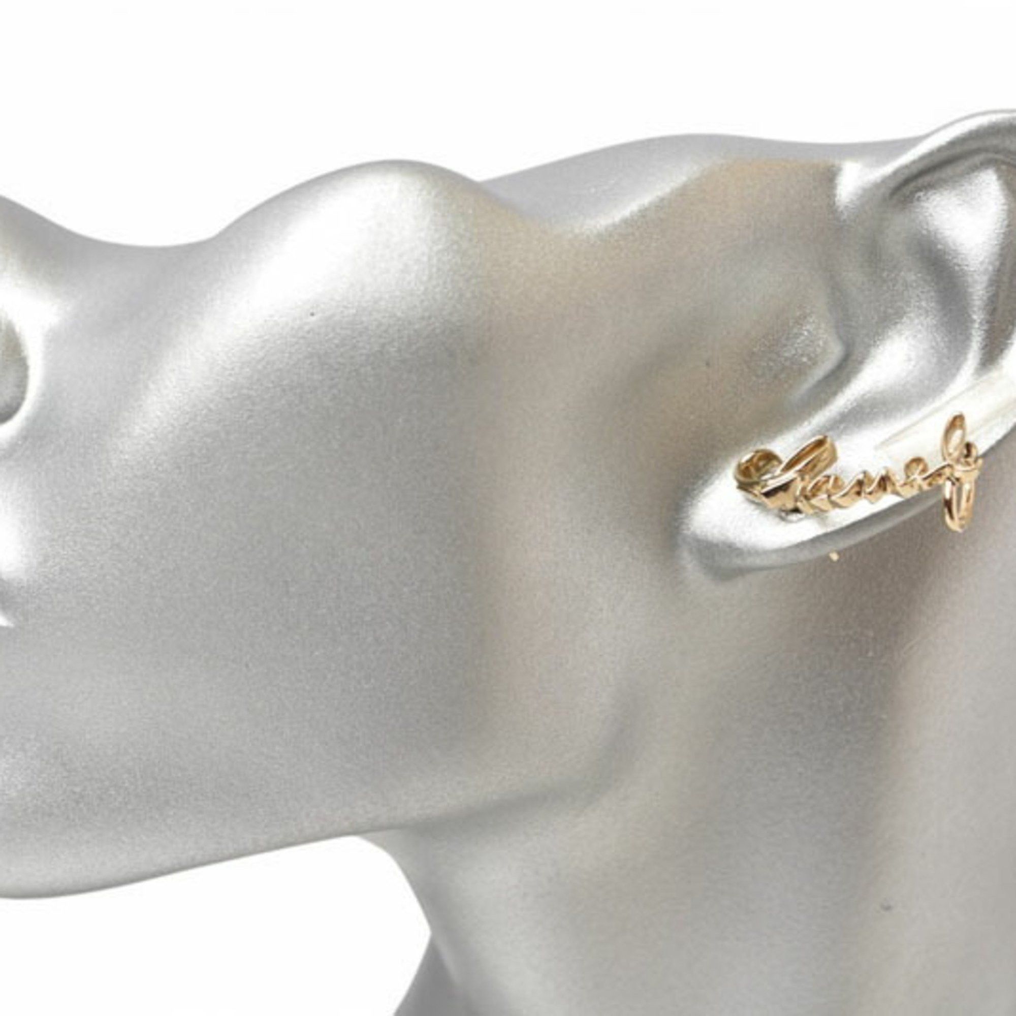 Chanel CHANEL COCO Earrings/Rhinestone Gold A22 Size ONE SIZE - 5 Thumbnail