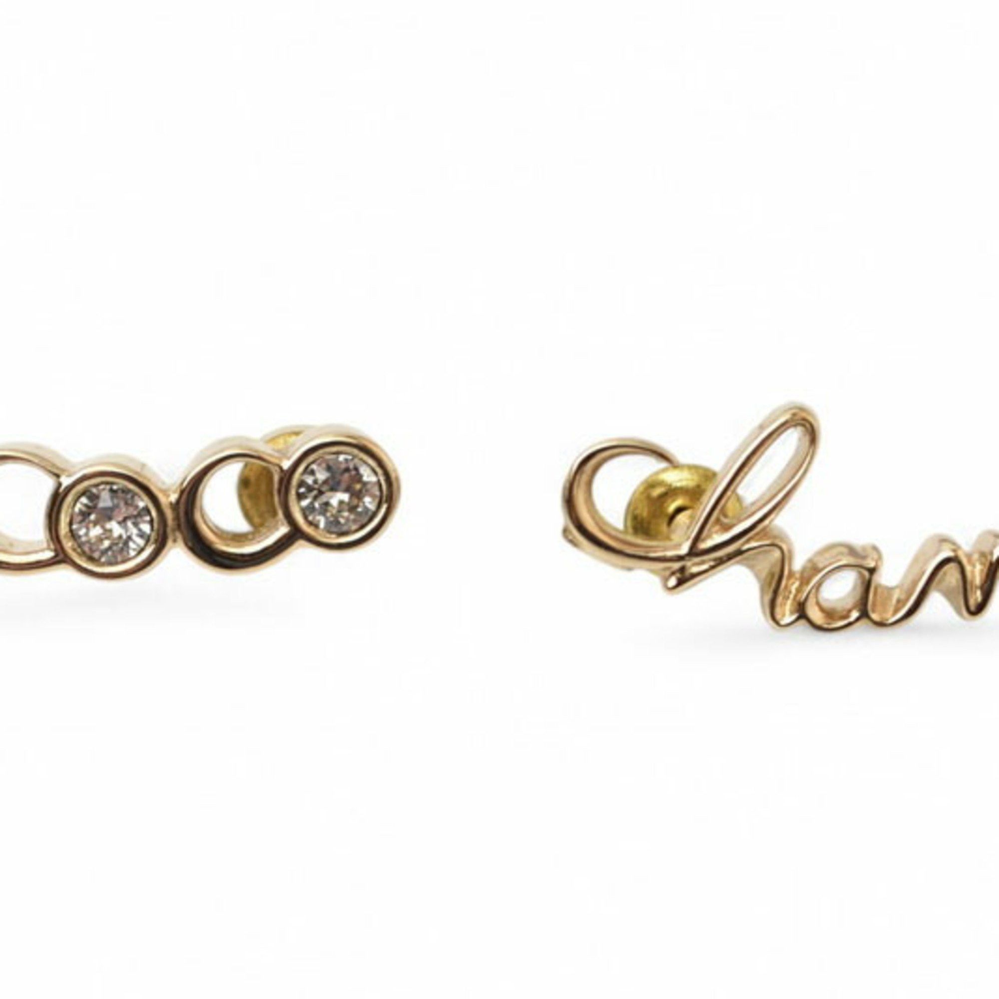 Chanel CHANEL COCO Earrings/Rhinestone Gold A22 Size ONE SIZE - 2 Thumbnail