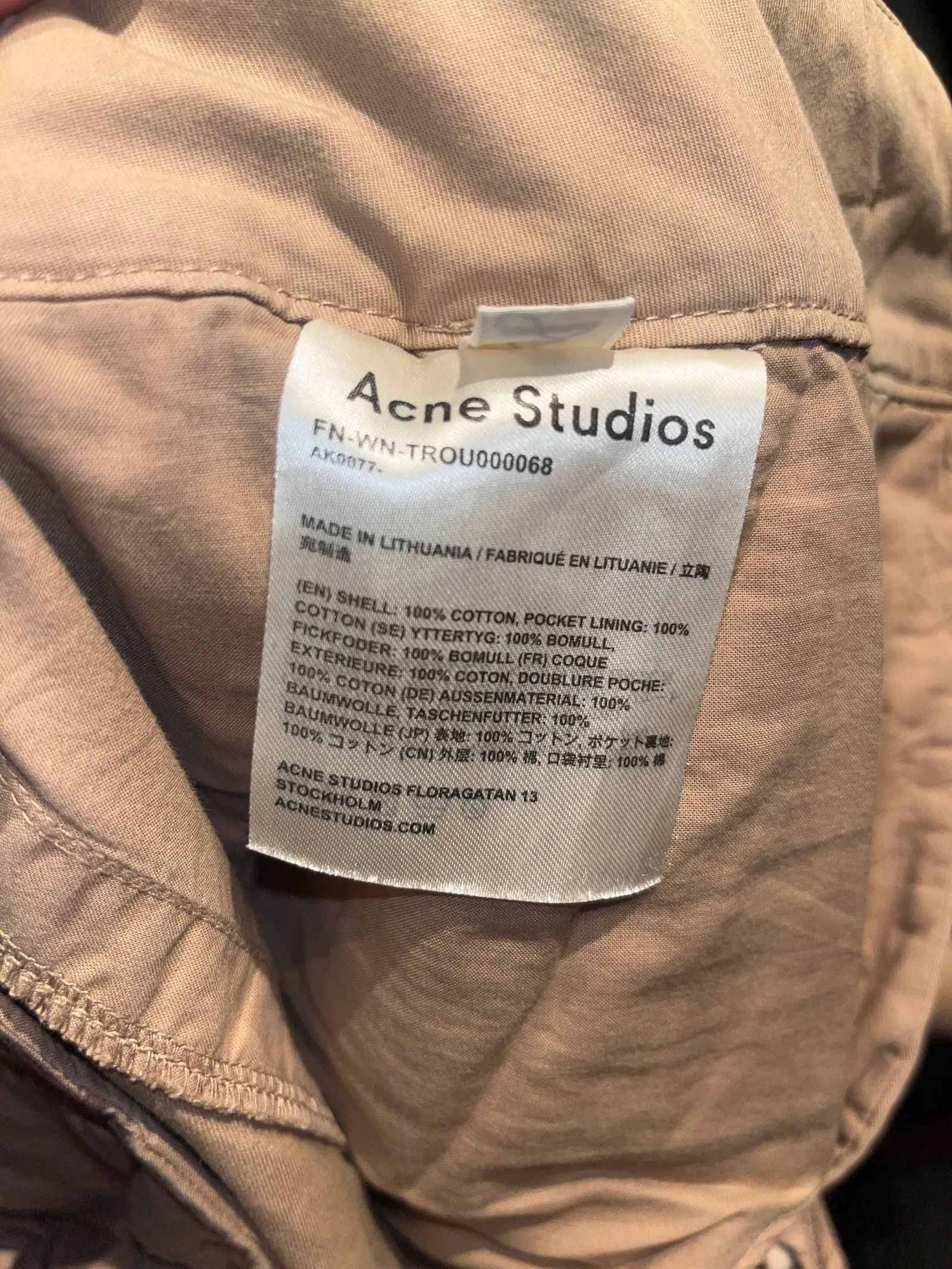Acne Studios Acne Studios Pants Size 25" / US 0 / IT 36 - 3 Thumbnail