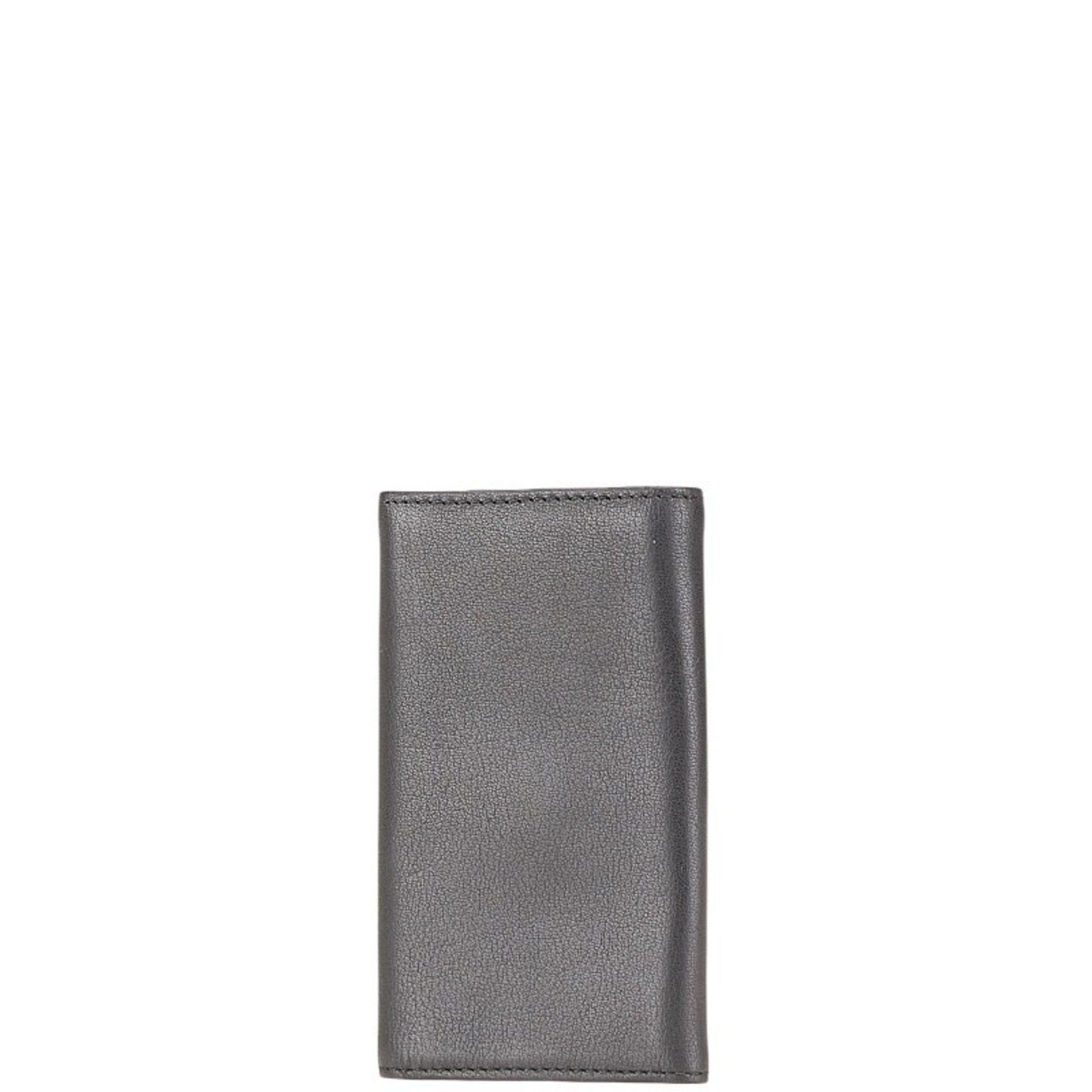 Dior Christian Dior Dior Plate 6-ring Key Case Black Leather Women's Size ONE SIZE - 2 Thumbnail