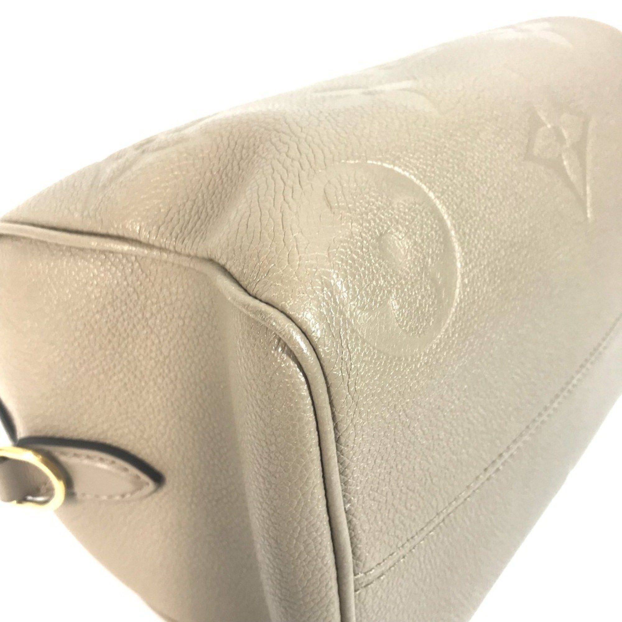 LOUIS VUITTON M59273 Monogram Empreinte Speedy Bandouliere 25 Bag Mini Boston Shoulder 2WAY Handbag Women's Tourterelle Beige