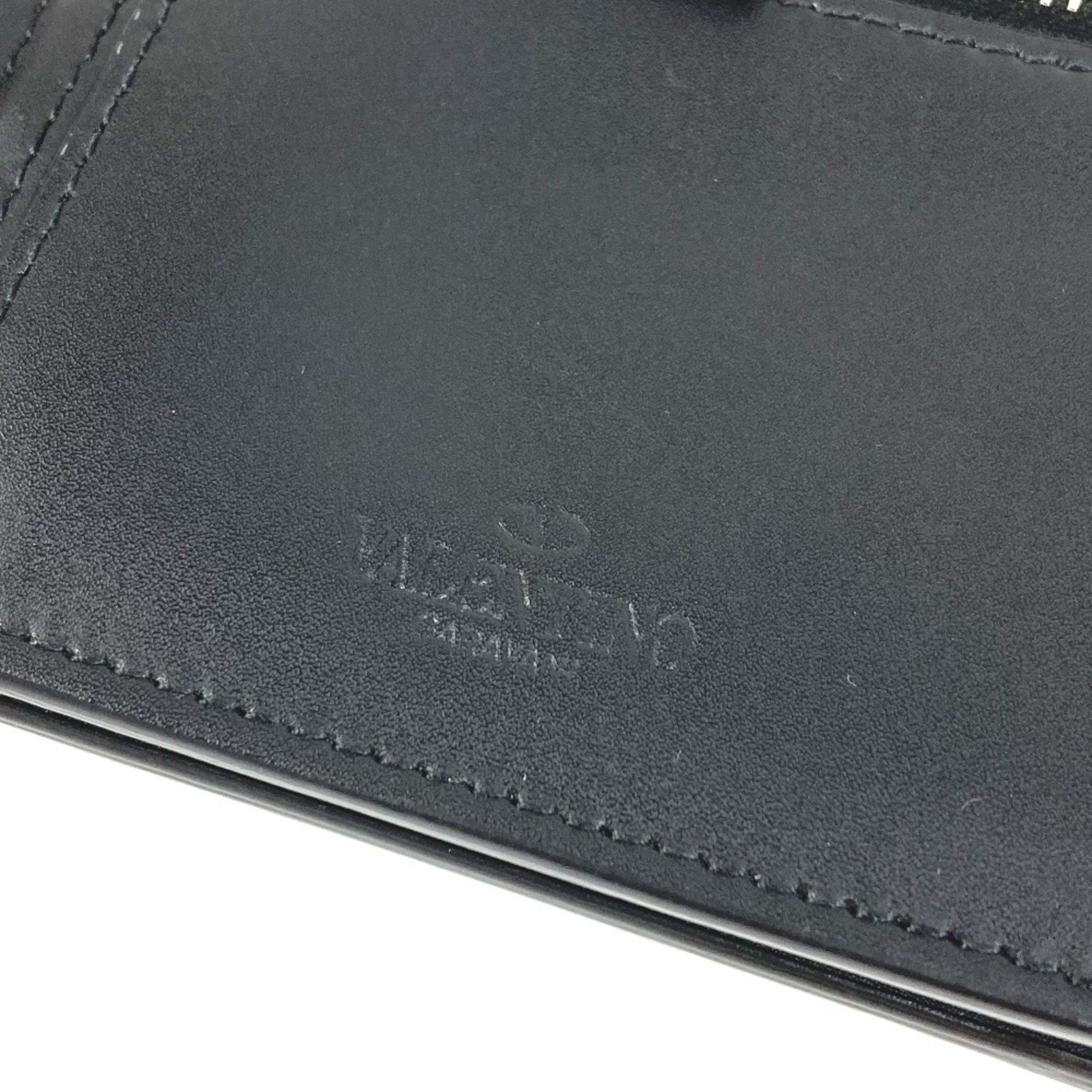 Valentino VALENTINO VLTN logo neck wallet, coin purse, strap included, bi-fold leather, women's, black Size ONE SIZE - 9 Thumbnail