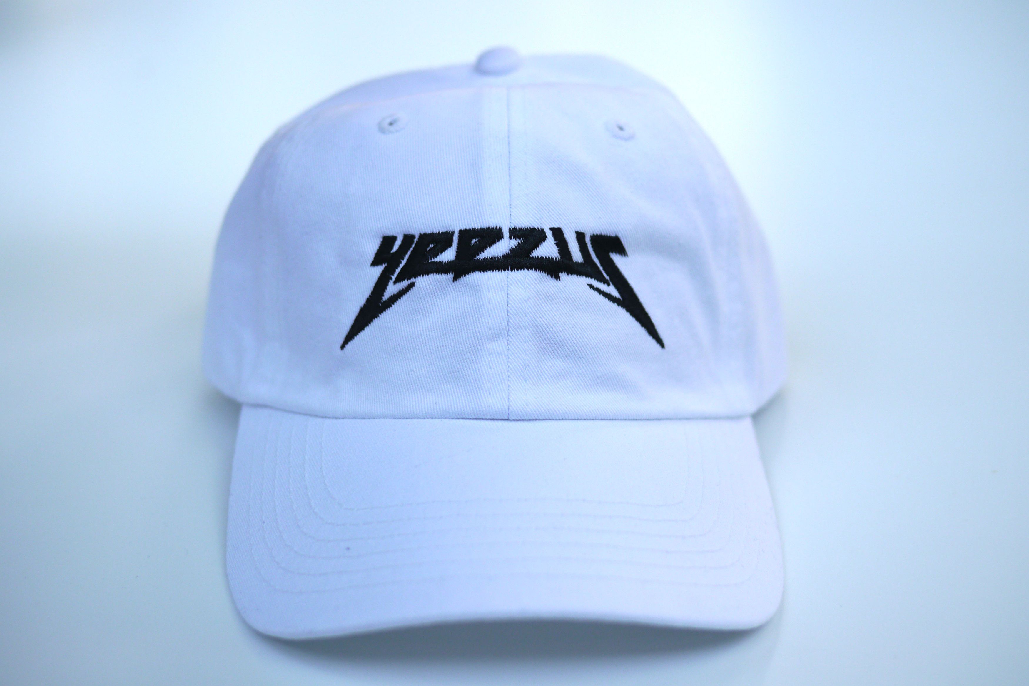 White sales yeezus hat