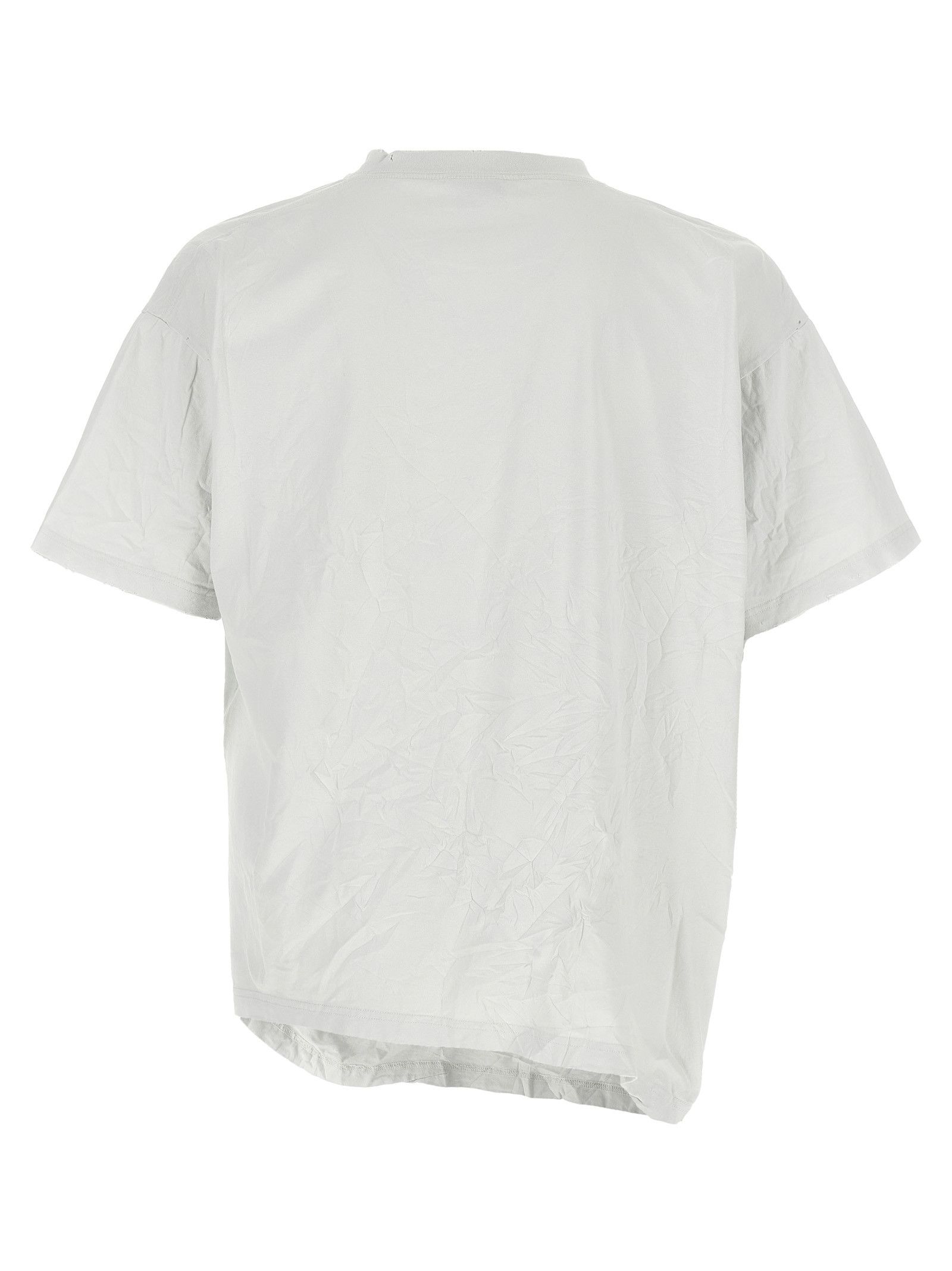 Tシャツ・カットソー Balenciaga Crinkled effect T-shirt Balenciaga Crinkled Effect T-Shirt - Light Blue