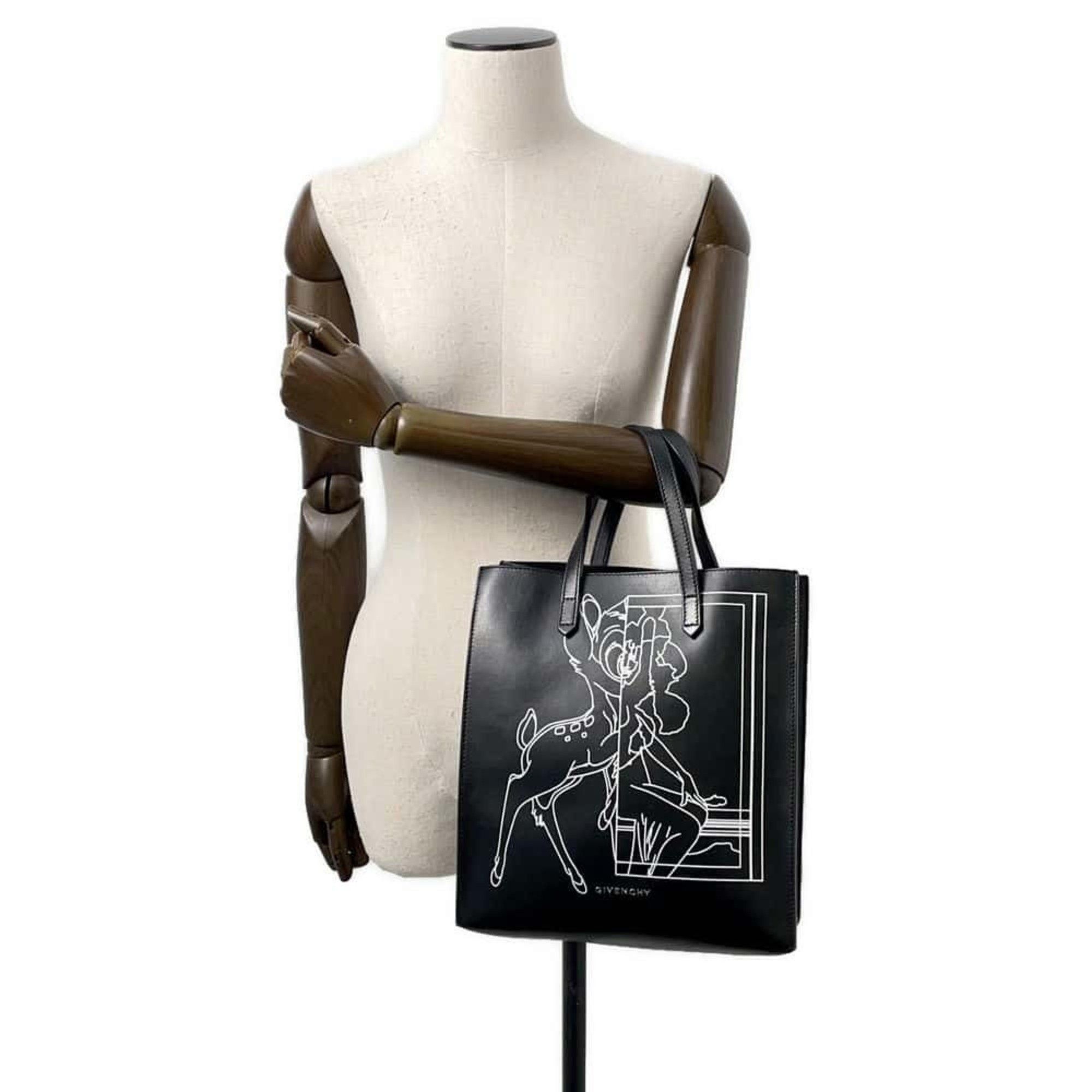 Givenchy Tote Bag Square S Bambi Riccardo Tisci Leather GIVENCHY