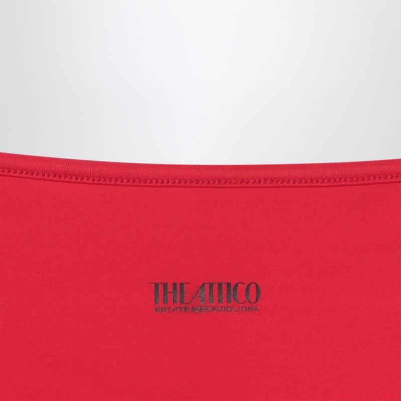 The Attico The Attico Two-Piece Triangle Bikini In Red Size XS / US 0-2 / IT 36-38 - 2 Thumbnail