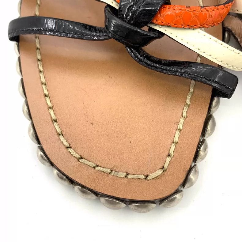 Marni Marni Colorful Studded Strappy Flat Sandals Size US 6 / IT 36 - 8 Thumbnail