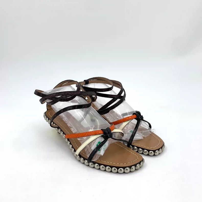 Marni Marni Colorful Studded Strappy Flat Sandals Size US 6 / IT 36 - 2 Thumbnail