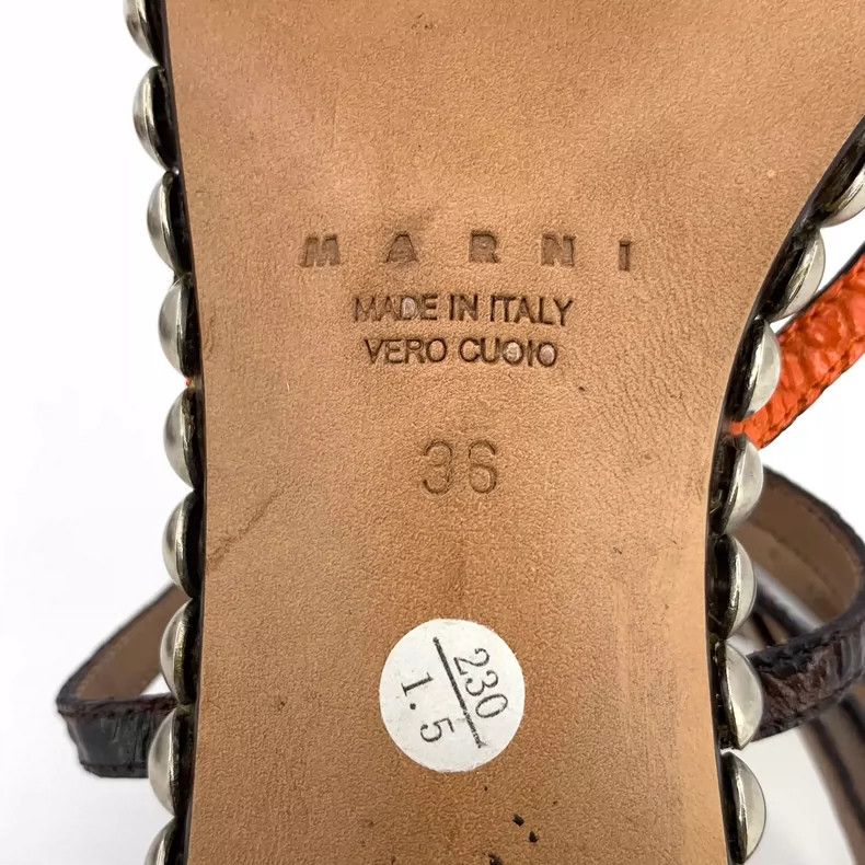 Marni Marni Colorful Studded Strappy Flat Sandals Size US 6 / IT 36 - 6 Thumbnail