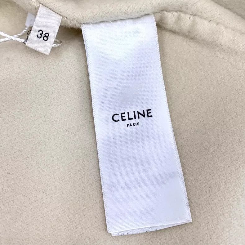 Celine Celine Beige Hooded Embroidered Jacket Size S / US 4 / IT 40 - 6 Thumbnail