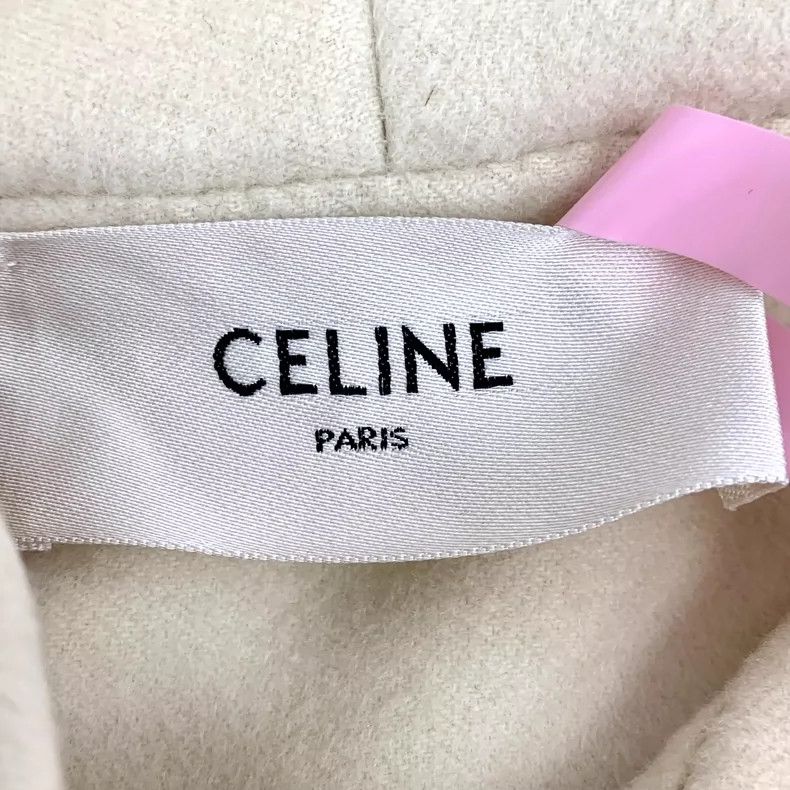 Celine Celine Beige Hooded Embroidered Jacket Size S / US 4 / IT 40 - 5 Thumbnail