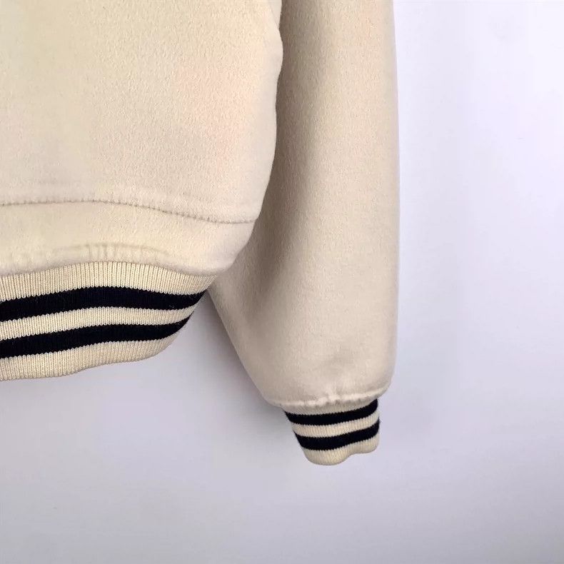 Celine Celine Beige Hooded Embroidered Jacket Size S / US 4 / IT 40 - 4 Thumbnail