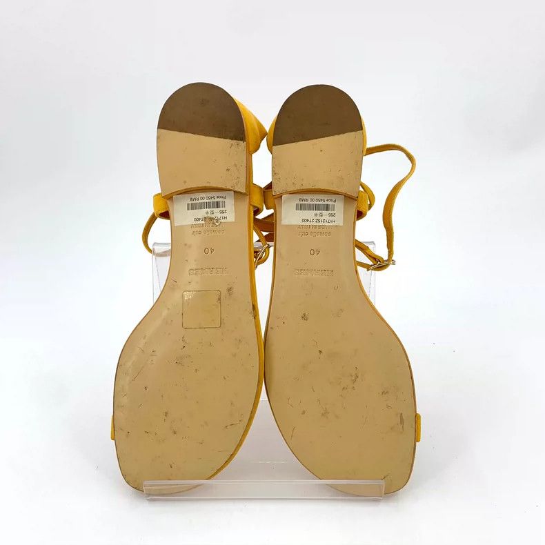 Hermes Hermes Yellow Casual Strappy Sandals Size 40 Size US 10 / IT 40 - 5 Thumbnail