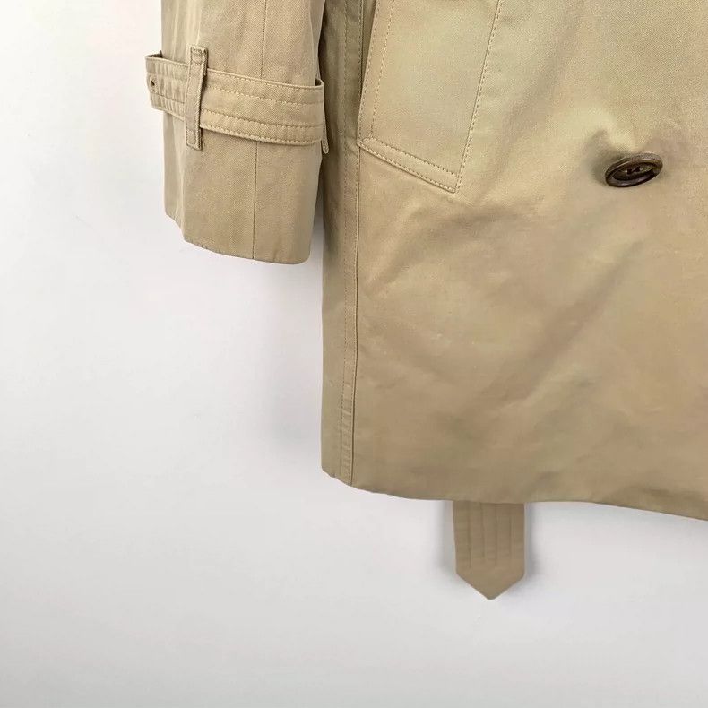 Burberry Burberry Brown Cotton Double-Breasted Trench Coat Size XS / US 0-2 / IT 36-38 - 4 Thumbnail