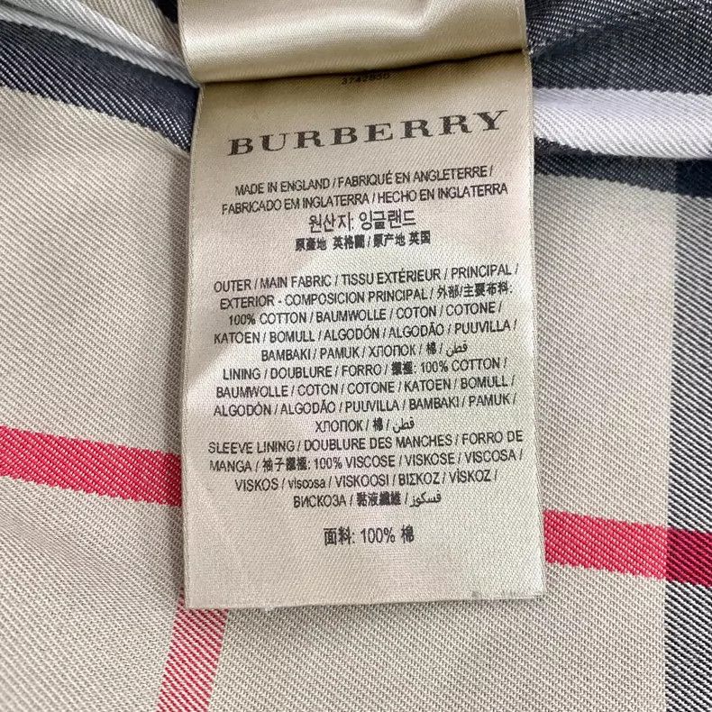 Burberry Burberry Brown Cotton Double-Breasted Trench Coat Size XS / US 0-2 / IT 36-38 - 7 Thumbnail