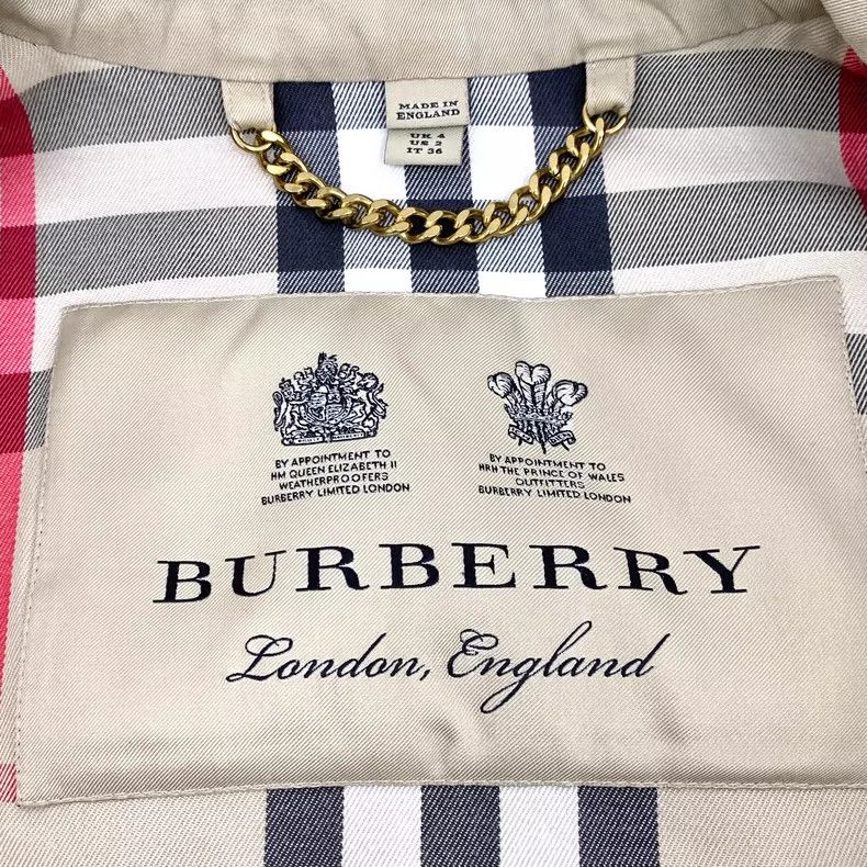 Burberry Burberry Brown Cotton Double-Breasted Trench Coat Size XS / US 0-2 / IT 36-38 - 5 Thumbnail