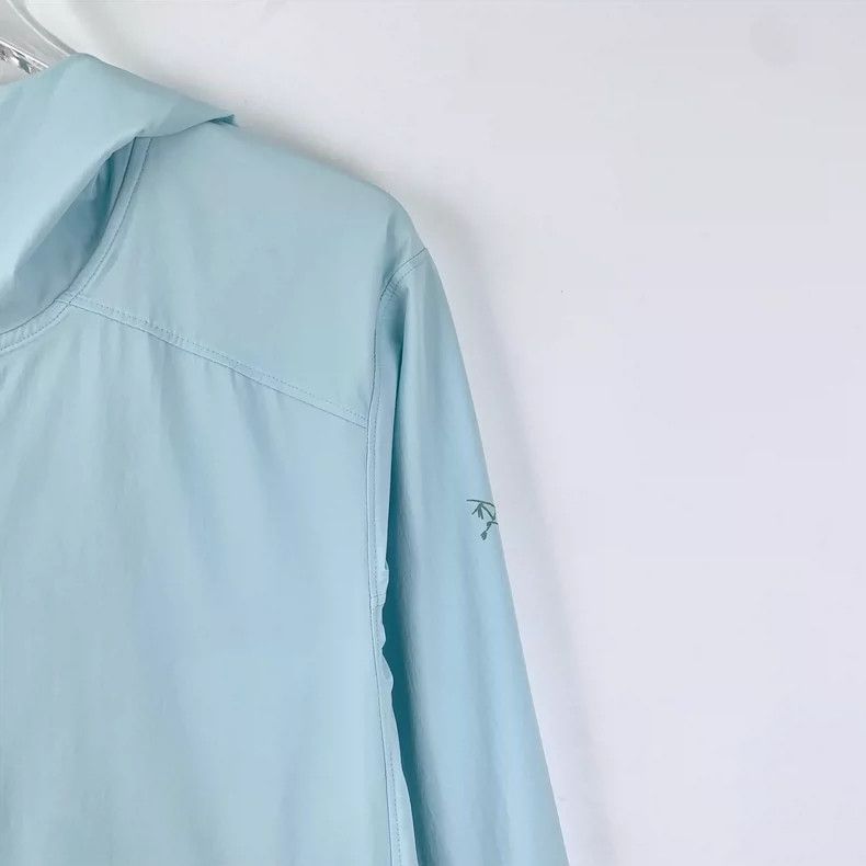 Arc'teryx Arc'teryx Light Blue Hooded Jacket Size S / US 4 / IT 40 - 3 Thumbnail