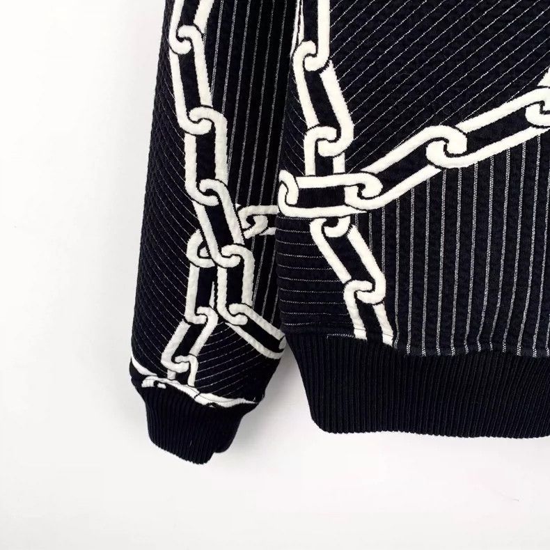 Louis Vuitton Louis Vuitton Black Chain Knit Sweater Size S / US 4 / IT 40 - 4 Thumbnail