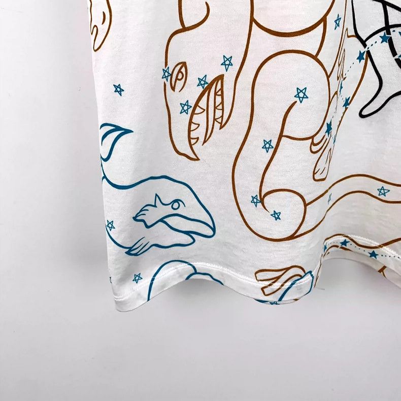 Hermes Hermes White Star Constellation Printed T-Shirt Size XS / US 0-2 / IT 36-38 - 4 Thumbnail