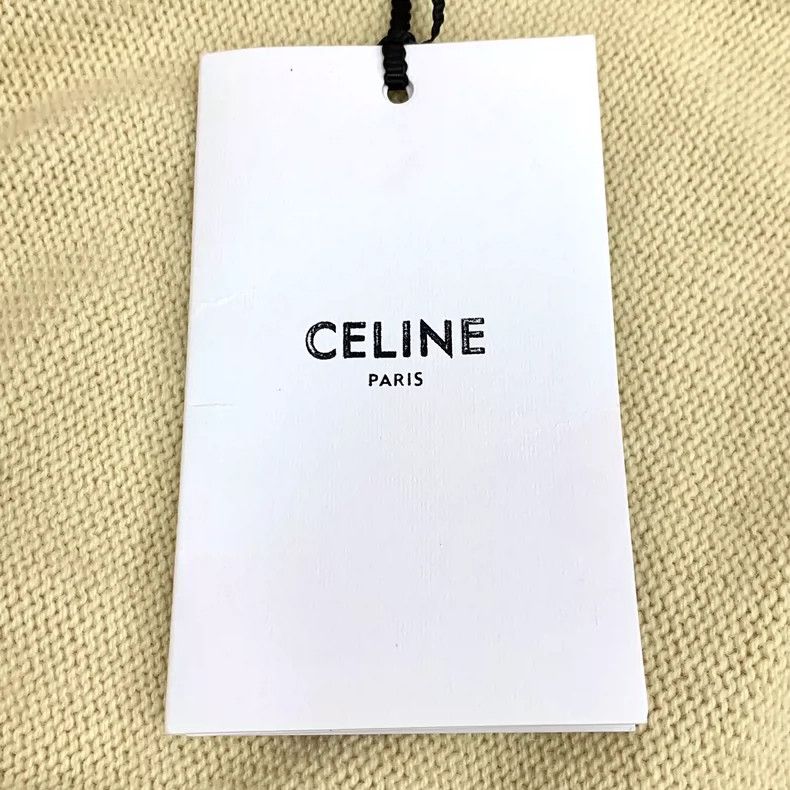 Celine Celine Brown Embroidered Cashmere Sweater Size ONE SIZE - 8 Thumbnail