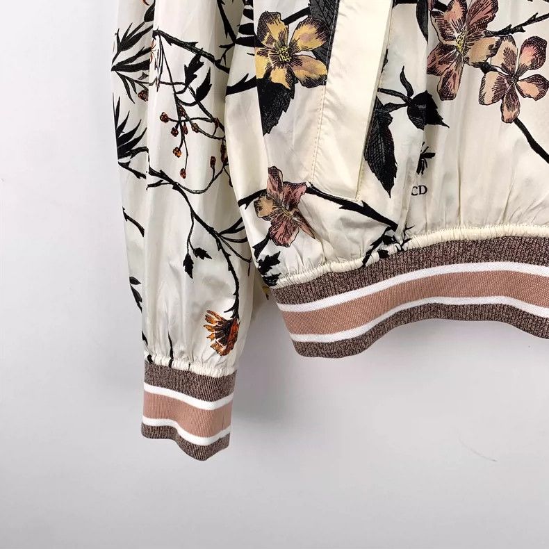 Dior Christian Dior Floral Silk Long Sleeve Jacket Size XXS / US 00 / IT 34 - 4 Thumbnail