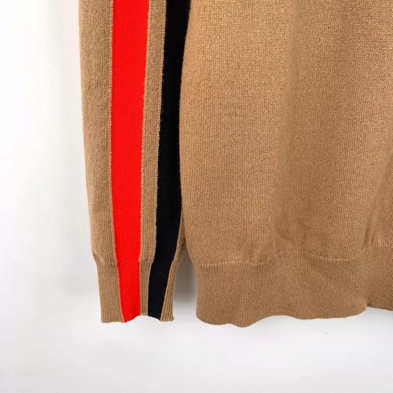 Burberry Burberry Brown Striped Wool Knit Sweater XS Size XS / US 0-2 / IT 36-38 - 4 Thumbnail