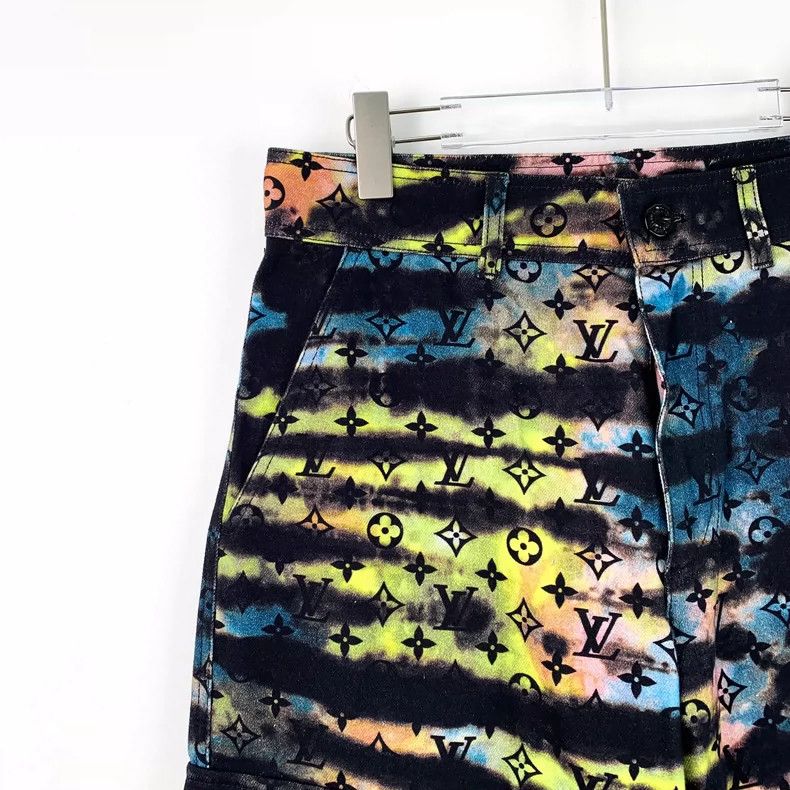 Louis Vuitton Louis Vuitton Colorful Logo Denim Pants Size 29" - 3 Thumbnail