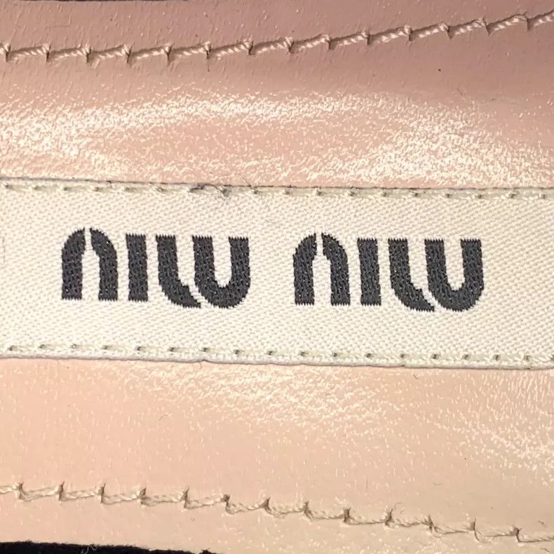 Miu Miu MiuMiu Black Flats with Rhinestone Buckle Size US 6 / IT 36 - 8 Thumbnail