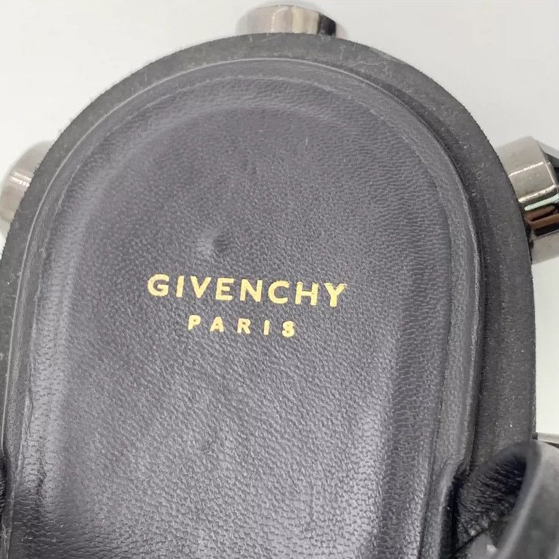 Givenchy Givenchy Black Casual Sandals with Diamonds Size US 6 / IT 36 - 7 Thumbnail