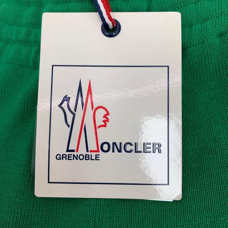 Moncler Green Striped Cotton Joggers with Tags Size 23" - 7 Thumbnail