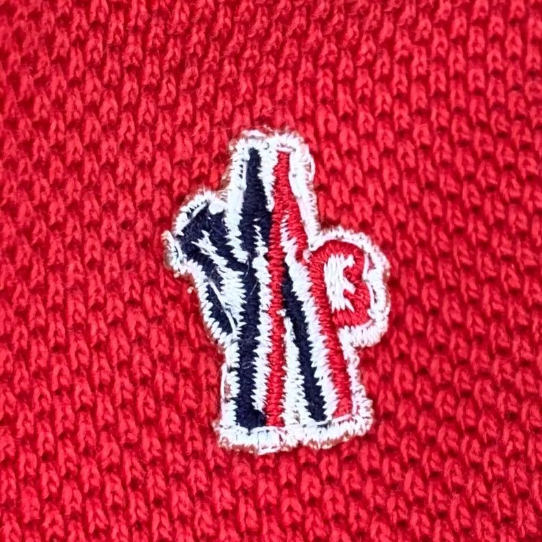 Moncler Moncler Red Logo Zip Long Sleeve Jacket Size L / US 10 / IT 46 - 5 Thumbnail