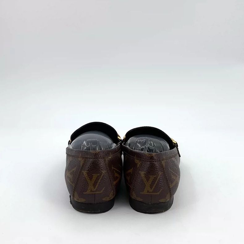 Louis Vuitton Louis Vuitton Brown Logo Casual Loafers Size US 4 / IT 34 - 4 Thumbnail